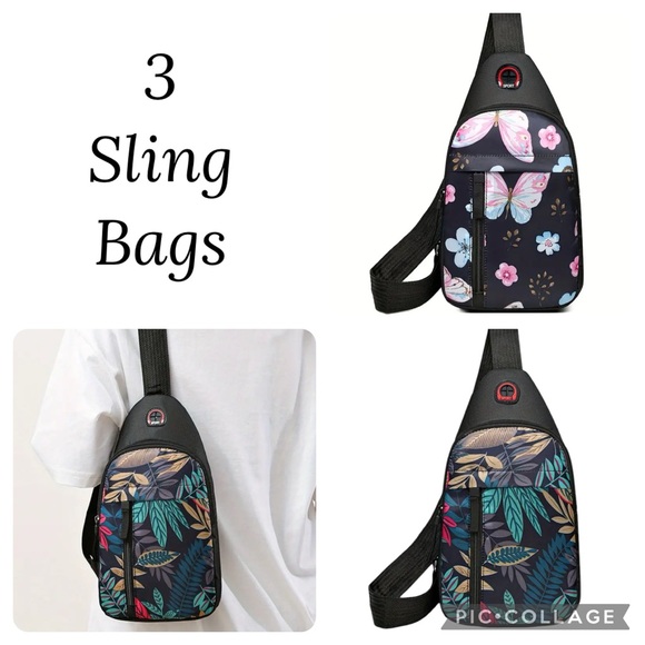 Handbags - New - 3 PACK - Sling Bag Crossbody Small Backpack Pouch Lot